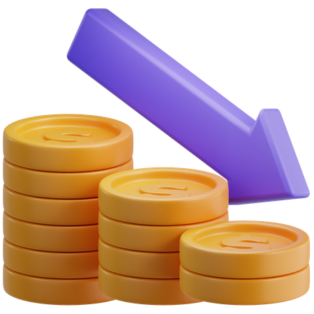 Decrease 3D Icon