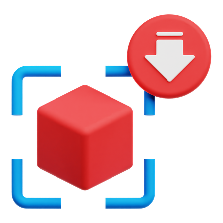 Decrease 3D View 3D Icon