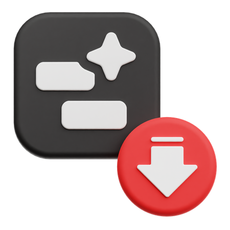 Decrease AI Queue Manager 3D Icon
