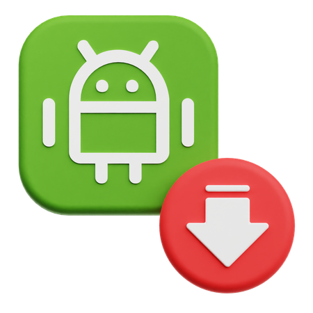Decrease Android  3D Icon