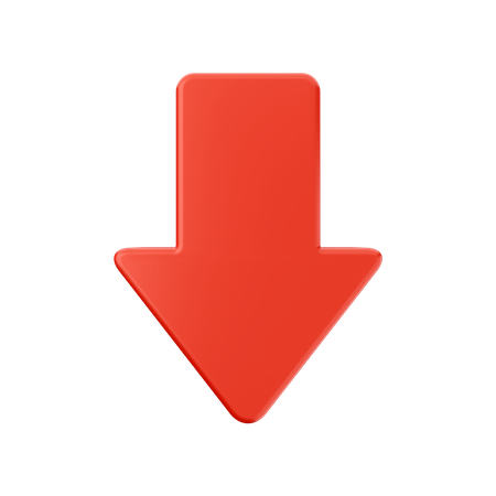 Decrease Arrow  3D Icon