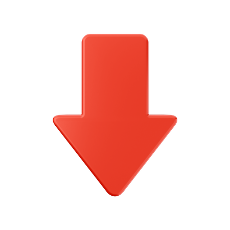 Decrease Arrow  3D Icon