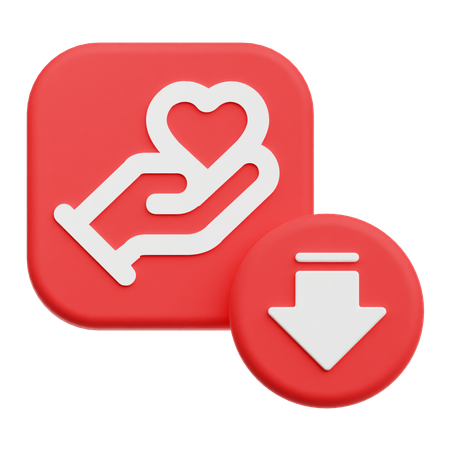 Decrease Donate  3D Icon
