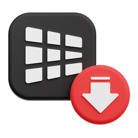 Decrease Perspective  3D Icon