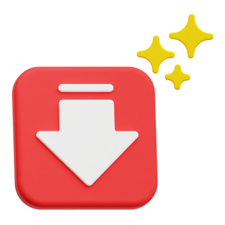Decrease Sparkle  3D Icon