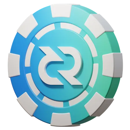 Decred (DCR) Chip  3D Icon