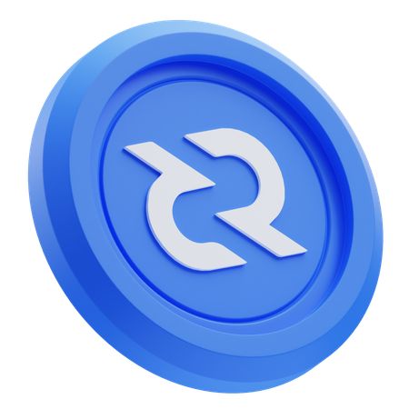 Logo Decred DCR Crypto  3D Icon