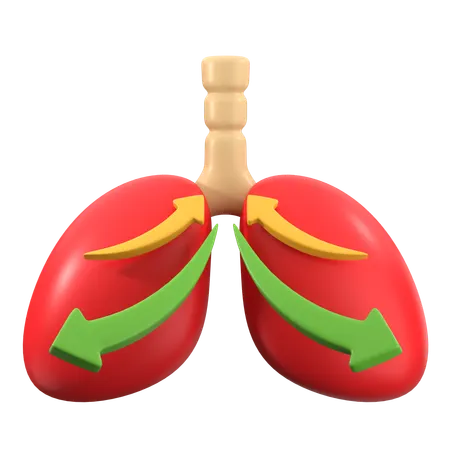 深呼吸  3D Icon