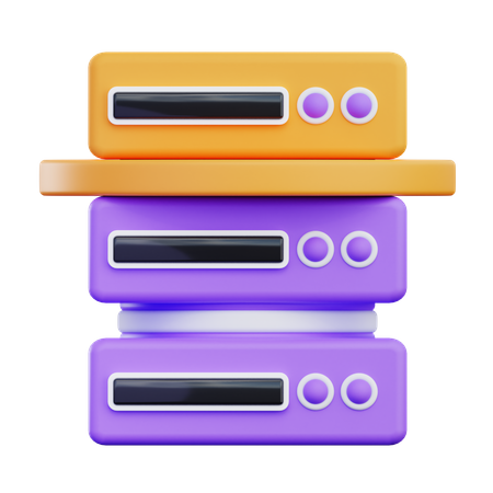 Deep Data Server  3D Icon