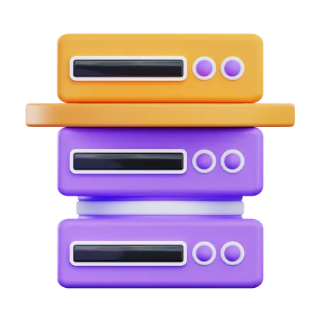 Deep Data Server  3D Icon