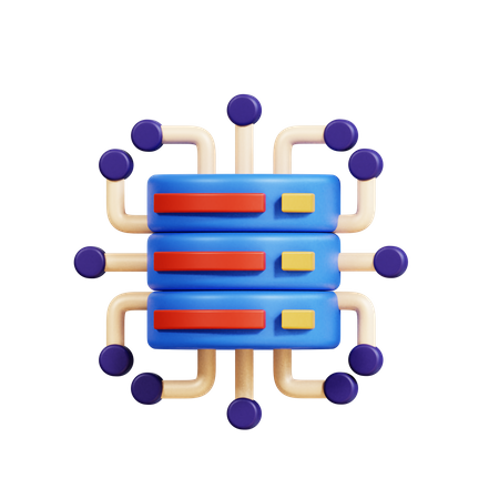 Deep Data Server  3D Icon