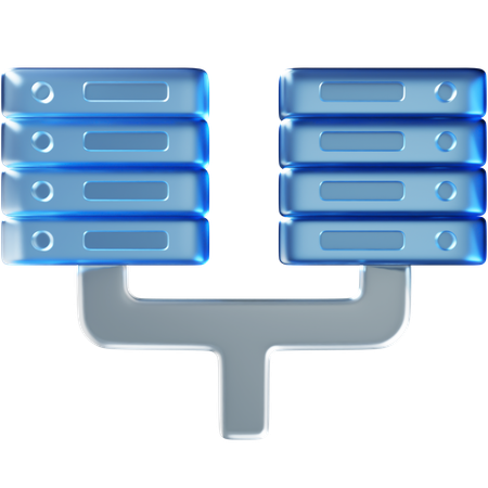 Deep Data Server  3D Icon