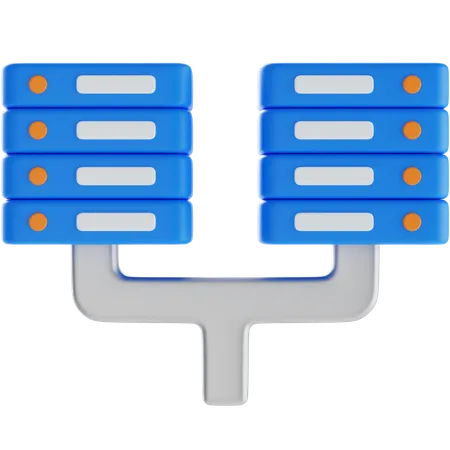 Deep Data Server  3D Icon