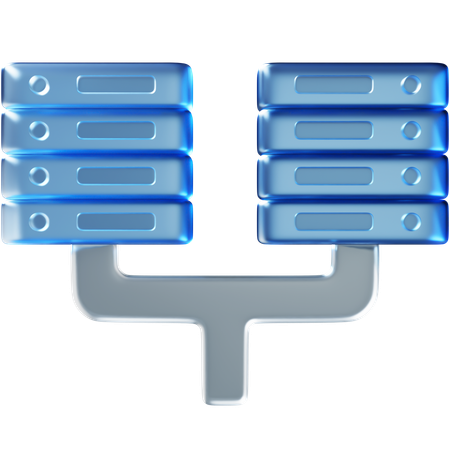 Deep Data Server  3D Icon