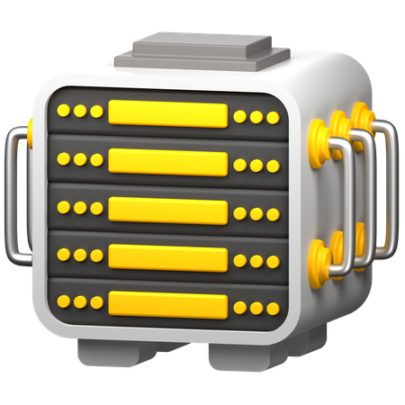 Deep Data Server  3D Icon