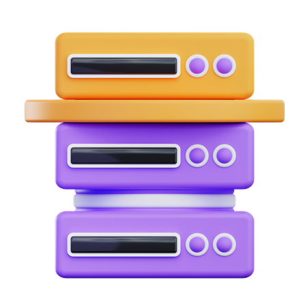 Deep Data Server  3D Icon