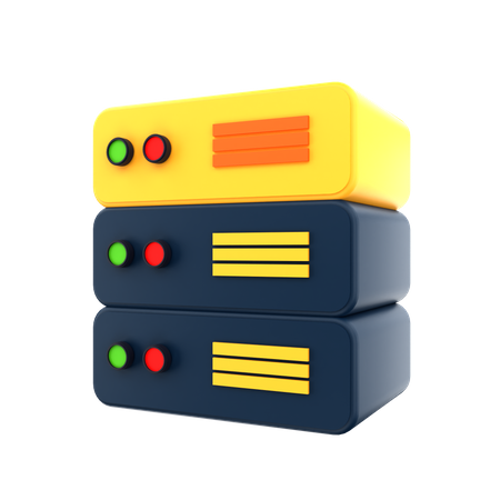 Deep Data Server  3D Icon