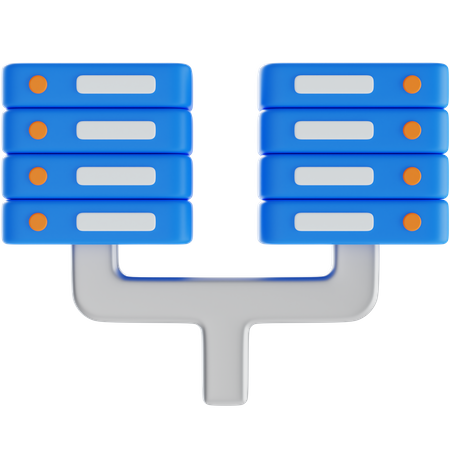 Deep Data Server  3D Icon