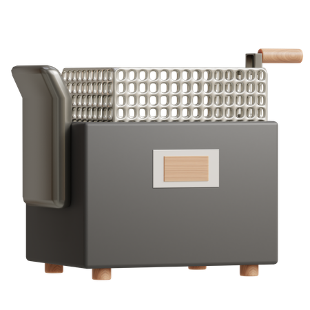 Deep Fryer  3D Icon