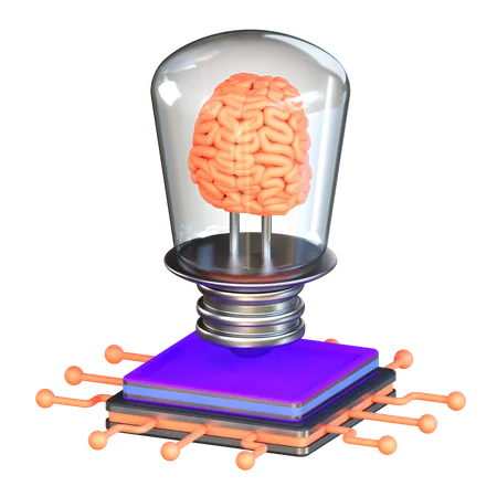 Deep Learning  3D Icon