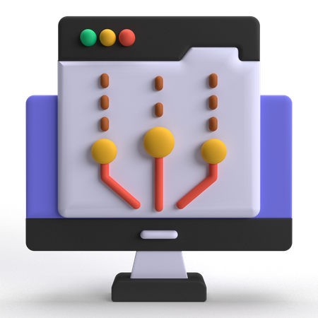 Deep Learning  3D Icon