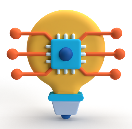 Deep Learning  3D Icon