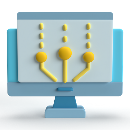 Deep Learning  3D Icon
