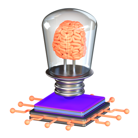 Deep Learning  3D Icon