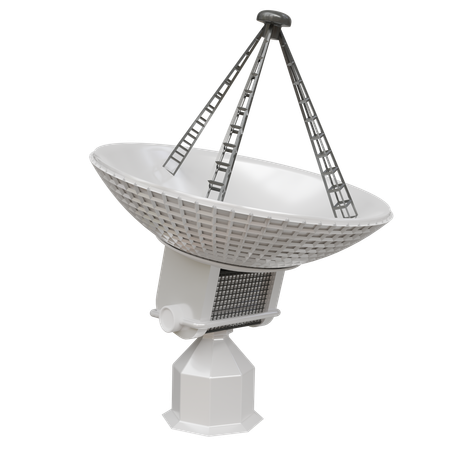 Deep Space Antenna  3D Icon