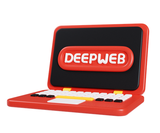 Deep Web Access  3D Icon