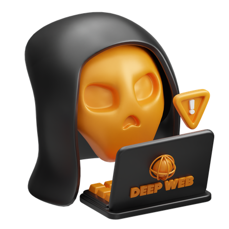 ディープウェブハッカー  3D Icon