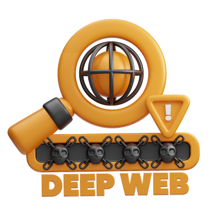 Deep Web Password Lock  3D Icon