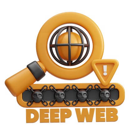 Deep Web Password Lock  3D Icon