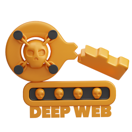 Deep Web Password Not Valid  3D Icon