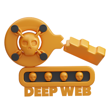 Deep Web Password Not Valid  3D Icon