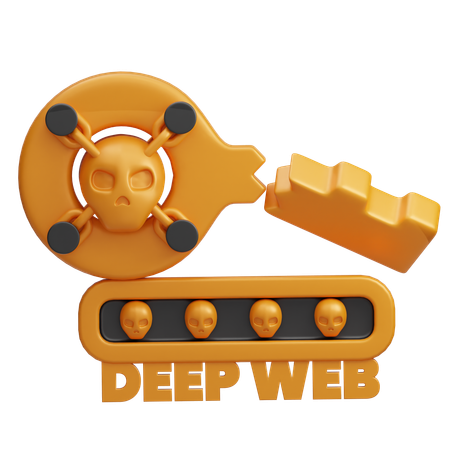 Deep-Web-Passwort ungültig  3D Icon