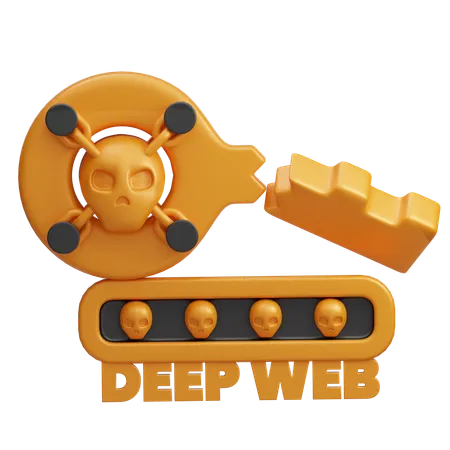 Deep-Web-Passwort ungültig  3D Icon