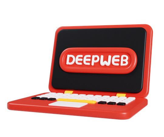 Zugriff auf das Deep Web  3D Icon