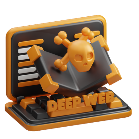 Rede profunda  3D Icon