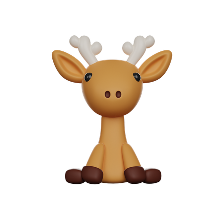 Deer  3D Icon