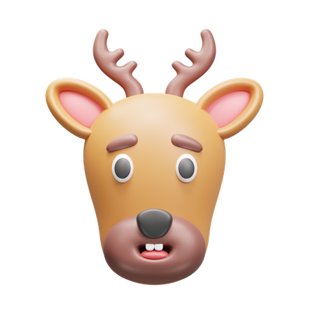 Deer Animoji  3D Icon