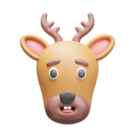 Deer Animoji  3D Icon