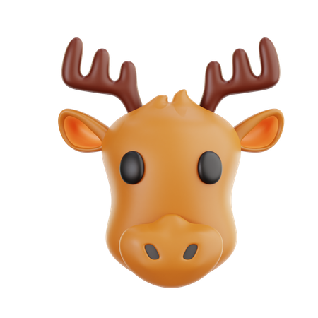Deer Emoji  3D Icon