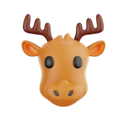 Deer Emoji  3D Icon