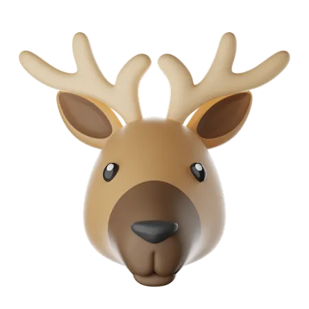 Deer Emoji  3D Icon
