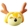 deer emoji 3d