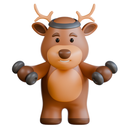 Deer Gym  3D Icon