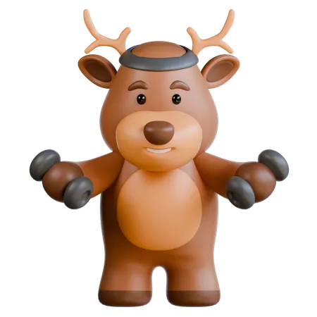 Deer Gym  3D Icon