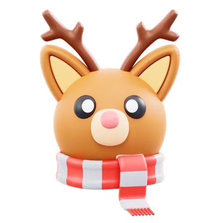 Deer Head  3D Icon