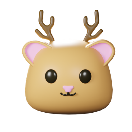 Deer Head  3D Icon